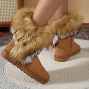 Faux Fur Snow Boots